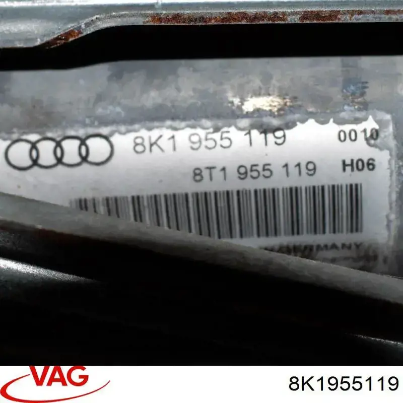 Do koszyka Silniczek wycieraczki szyby przedniej Audi A4 B8 8K2