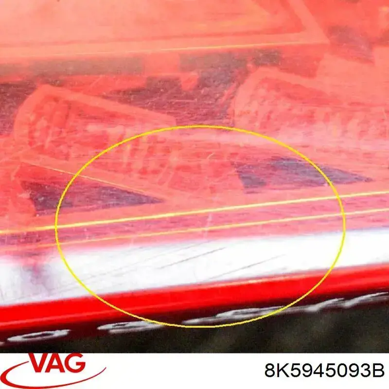 Lampa zespolona tylna lewa wewnętrzna VAG 8K5945093B cena, od 120,10 USD