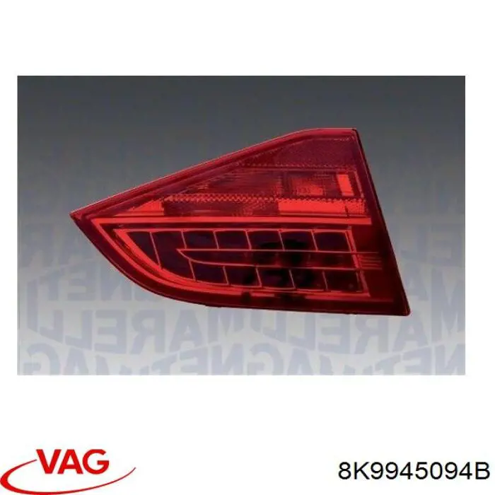 8K9945094B VAG Lampa zespolona tylna prawa wewnętrzna