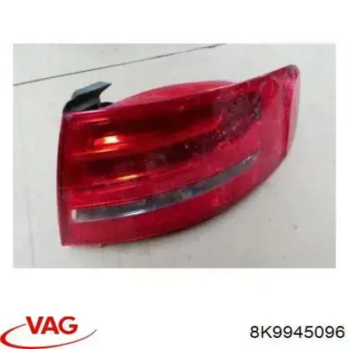 Do koszyka 8K9945096 VAG Lampa zespolona tylna prawa zewnętrzna