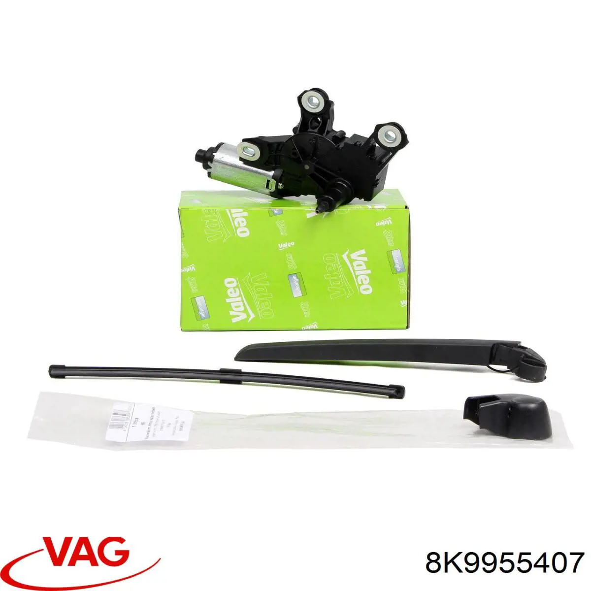 Ramię wycieraczki szyby tylnej VAG 8K9955407 cena, od 18,16 USD