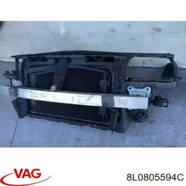 Do koszyka 8L0805594C VAG Osłona chłodnicy kompletna (panel mocowania reflektorów)