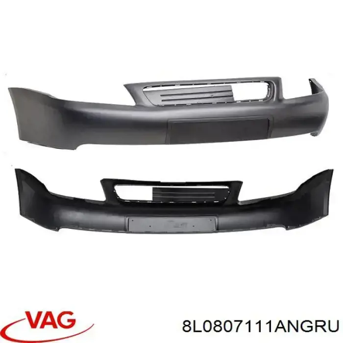 Zderzak przedni VAG 8L0807111ANGRU cena, od 113,69 USD