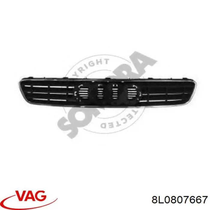 Atrapa chłodnicy do Audi A3  8L1