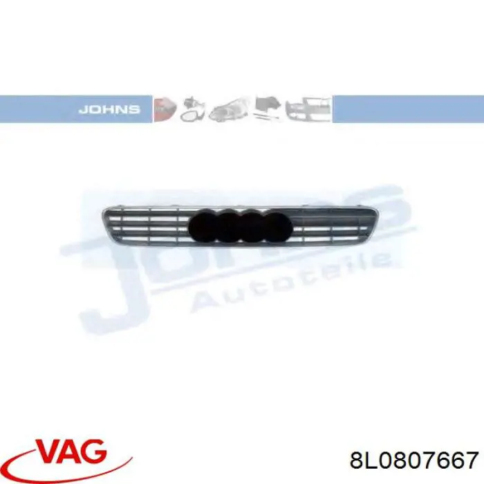 Atrapa chłodnicy Audi A3 