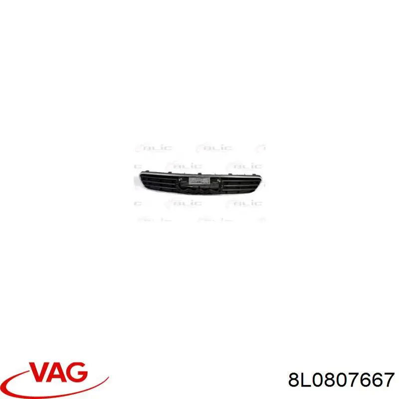 Atrapa chłodnicy Audi A3 hatchback (8L1) (1996 - 2003) cena, od 88,10 USD