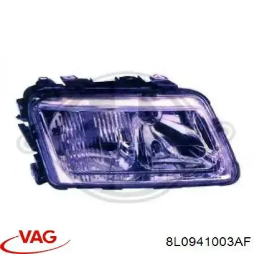 Reflektor lewy VAG 8L0941003AF cena, od 112,37 USD