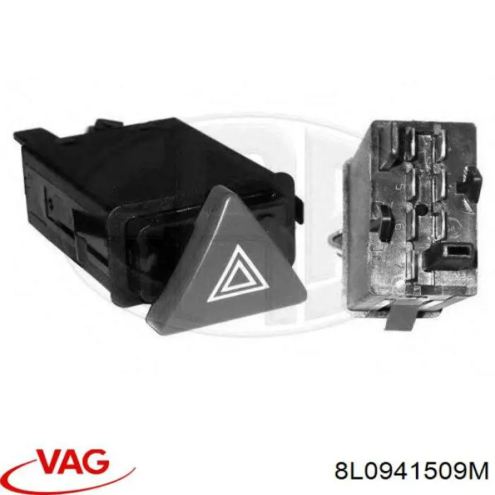 Do koszyka 8L0941509M VAG Przycisk włączania światła awaryjnego