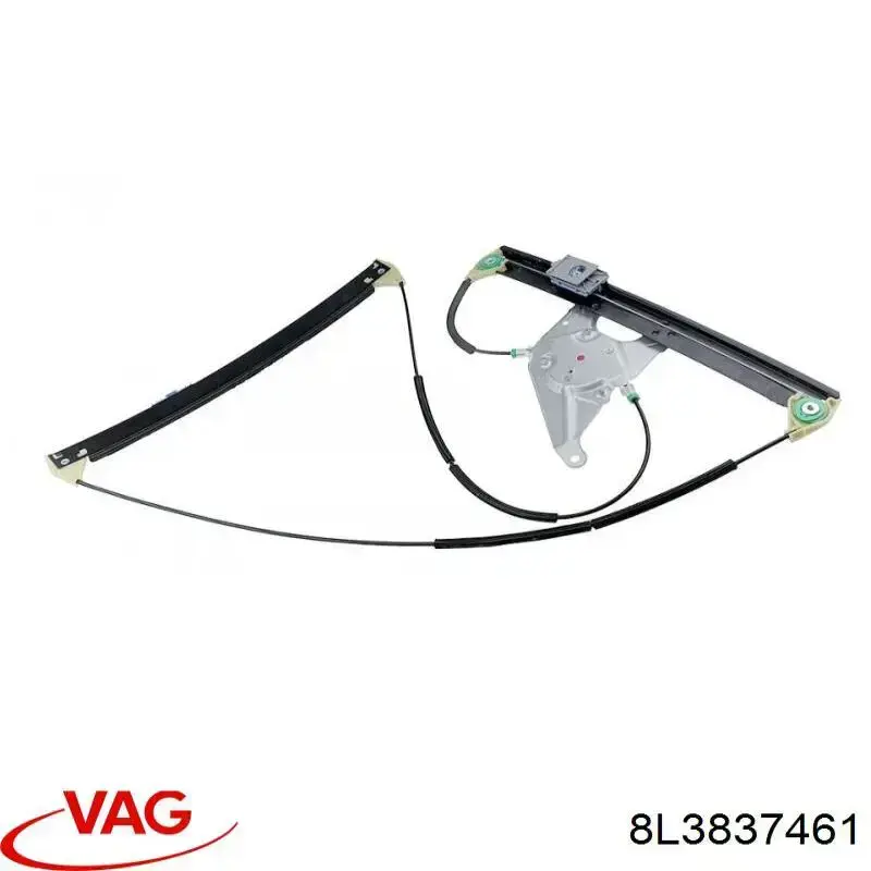 Mechanizm podnoszenia szyby drzwi przednich lewych VAG 8L3837461 cena, od 41,60 USD