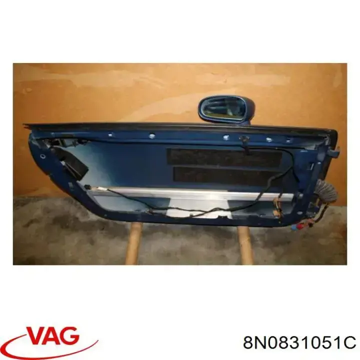 Drzwi przednie lewe Audi TT coupe (8N3) (1998 - 2006) cena, od 250,62 USD