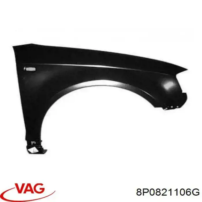 8P0821106G VAG Błotnik przedni prawy