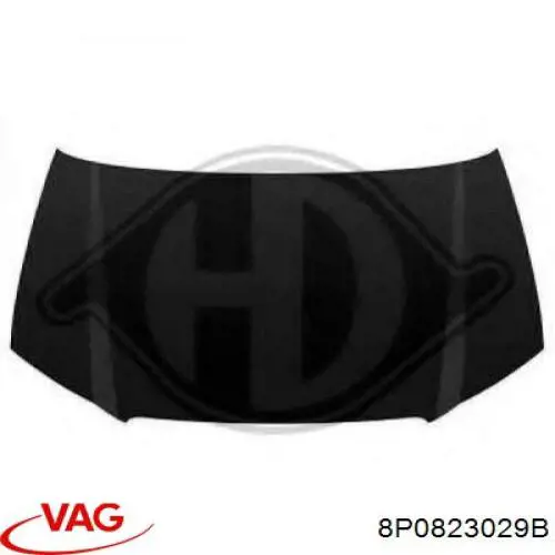 Maska silnika Audi A3 hatchback (8P1) (2003 - 2012) cena, od 349,46 USD