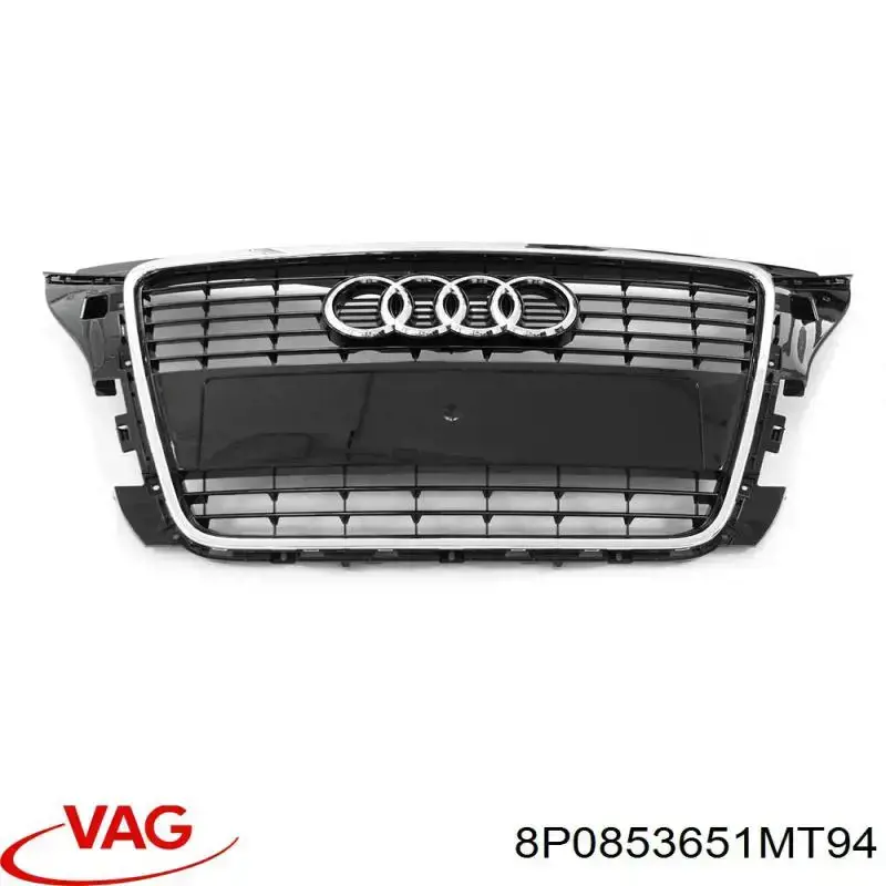 Atrapa chłodnicy VAG 8P0853651MT94 cena, od 946,43 USD