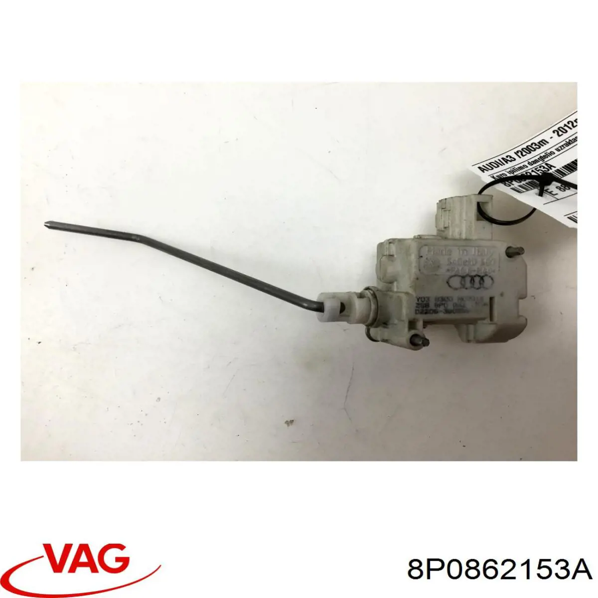 Zamek klapki wlewu paliwa = siłownik klapki wlewu paliwa VAG 8P0862153A cena, od 51,08 USD