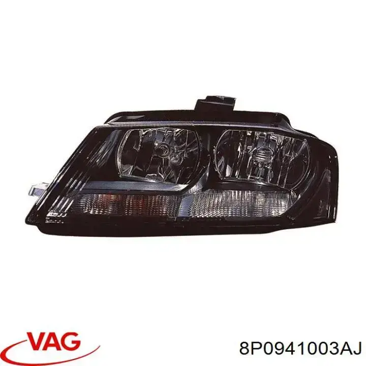 8P0941003AJ VAG Reflektor lewy