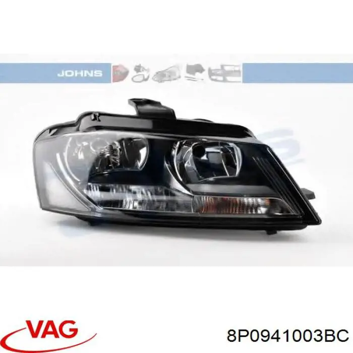 Reflektor lewy VAG 8P0941003BC cena, od 743,67 USD