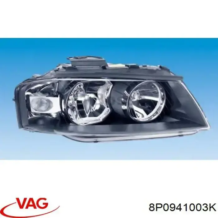 Reflektor lewy VAG 8P0941003K cena, od 159,63 USD