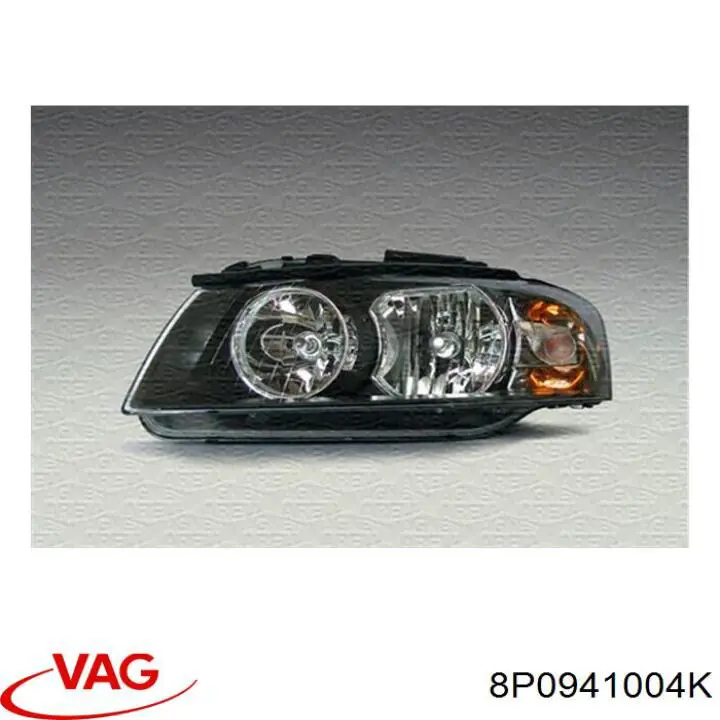 Reflektor prawy VAG 8P0941004K cena, od 141,31 USD