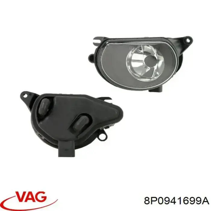 Do koszyka 8P0941699A VAG Lampa przeciwmgielna lewa