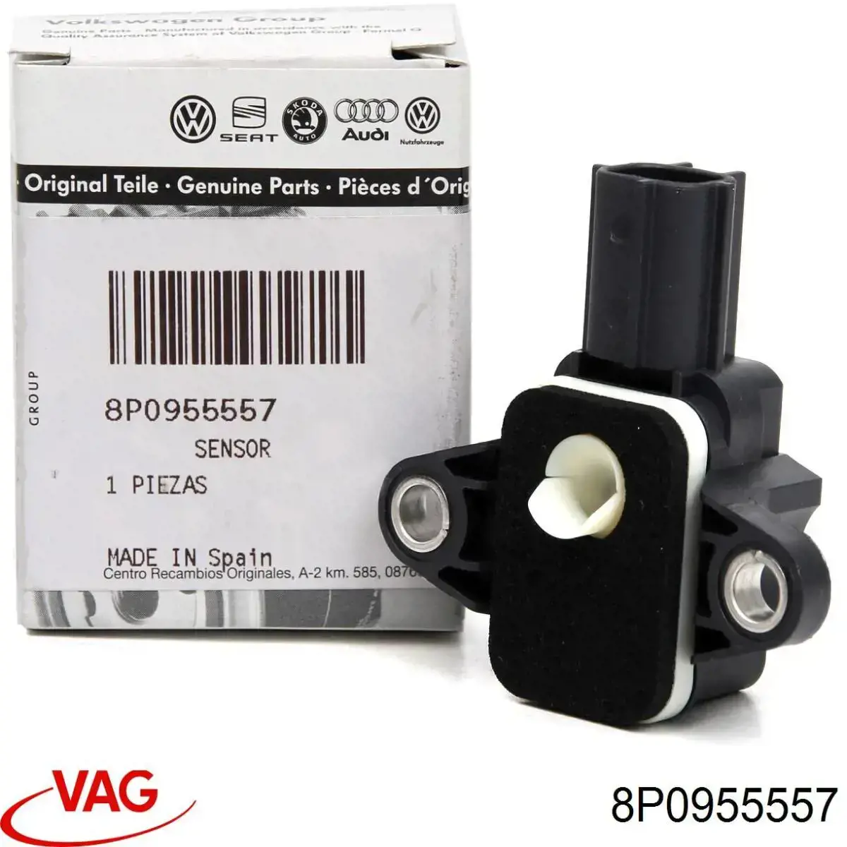 Czujnik AIRBAG przedni VAG 8P0955557 cena, od 36,15 USD