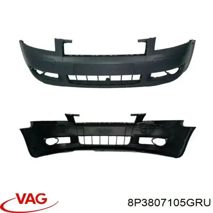 Zderzak przedni do Audi A3  8P1