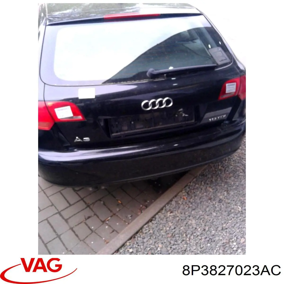 Drzwi tylne (bagażnika 3/5) Audi A3 hatchback (8P1) (2003 - 2012) cena, od 262,56 USD