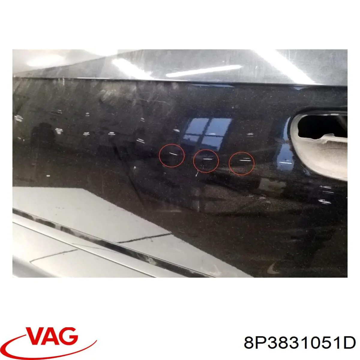 Drzwi przednie lewe Audi A3 hatchback (8P1) (2003 - 2012) cena, od 277,81 USD