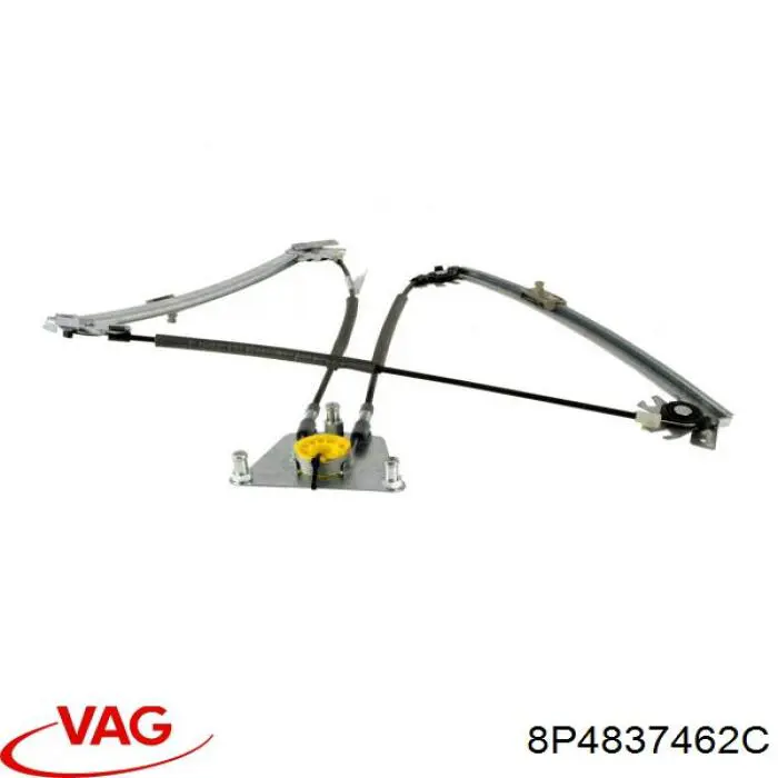 Do koszyka 8P4837462C VAG Mechanizm podnoszenia szyby drzwi przednich prawych