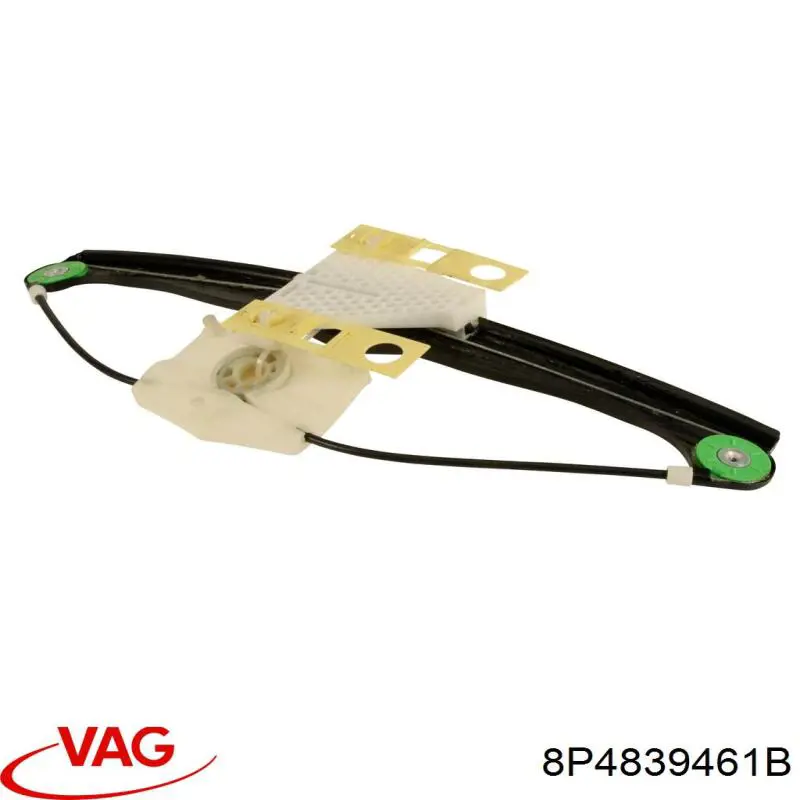 Mechanizm podnoszenia szyby drzwi tylnych lewych VAG 8P4839461B cena, od 40,38 USD