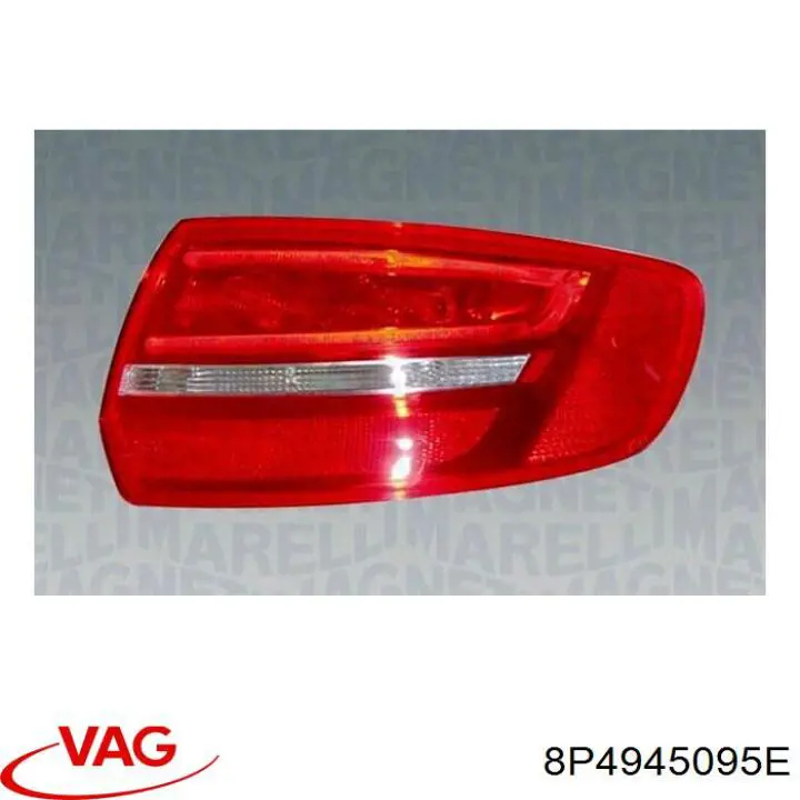 Do koszyka 8P4945095E VAG Lampa zespolona tylna lewa zewnętrzna