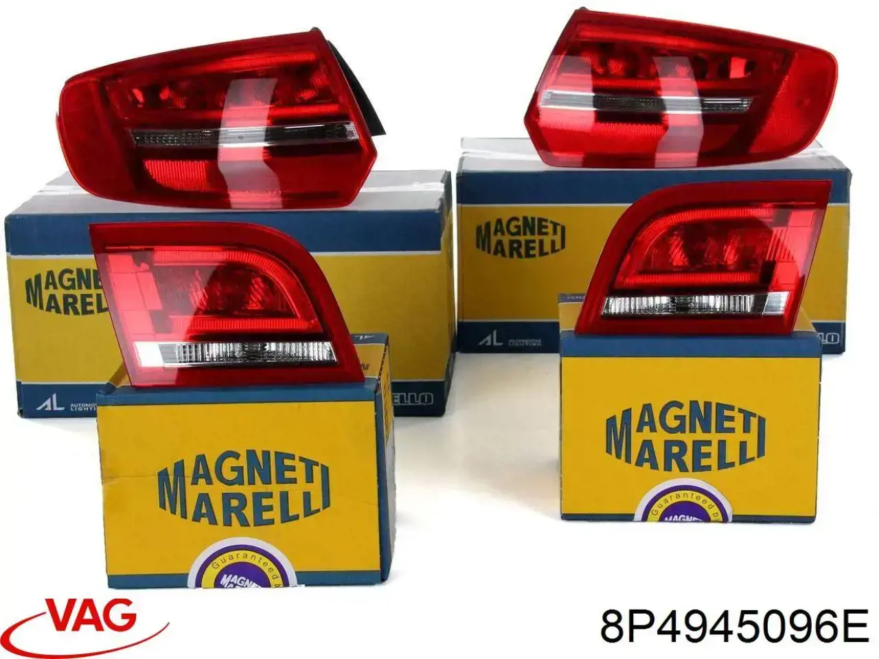 Lampa zespolona tylna prawa zewnętrzna VAG 8P4945096E cena, od 134,50 USD