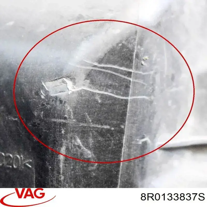 Obudowa filtra powietrza 8R0133837S VAG