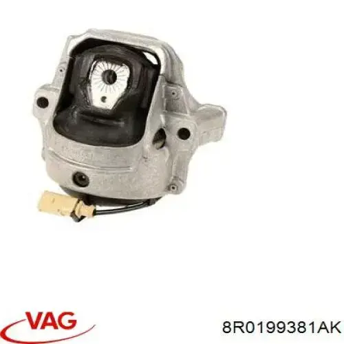 Poduszka (podpora) silnika prawa VAG 8R0199381AK cena, od 116,19 USD