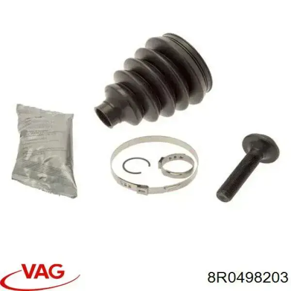 Osłona przegubu homokinetycznego półosi przedniej zewnętrzna VAG 8R0498203 cena, od 23,38 USD