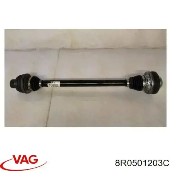 Do koszyka 8R0501203C VAG Półoś tylna