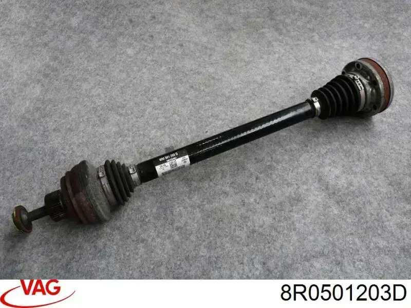 Do koszyka 8R0501203D VAG Półoś tylna