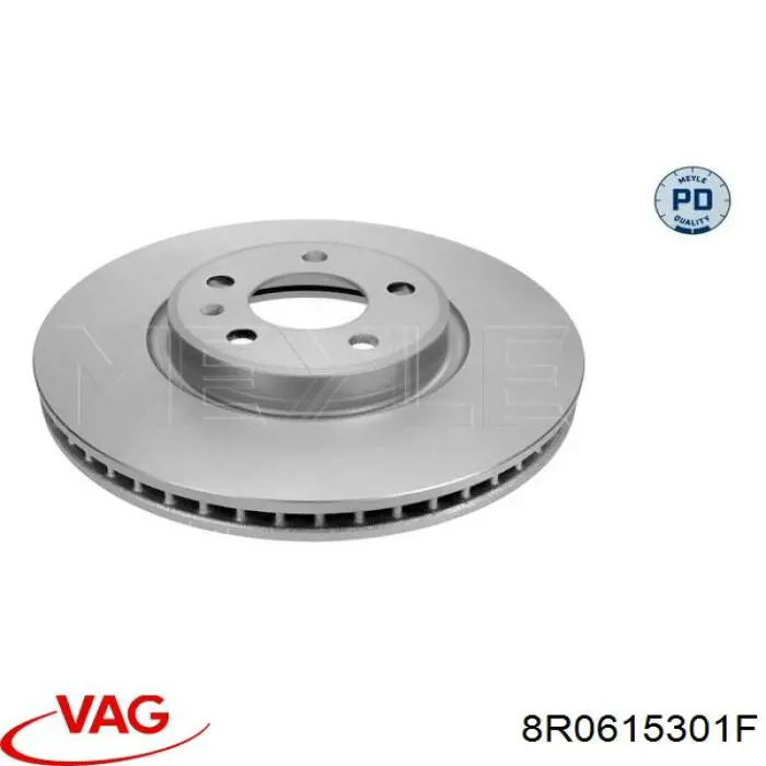 Tarcza hamulcowa przednia VAG 8R0615301F cena, od 75,16 USD