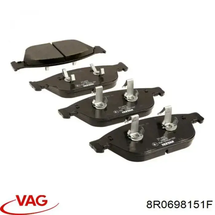 Klocki hamulcowe przednie tarczowe VAG 8R0698151F cena, od 124,26 USD
