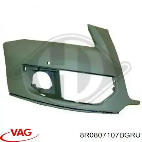 Do koszyka 8R0807107BGRU VAG Zderzak przedni