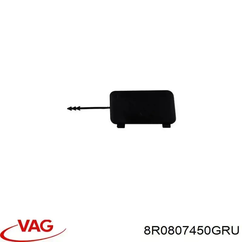 Zaślepka zderzaka haka holowniczego tylna VAG 8R0807450GRU cena, od 4,77 USD