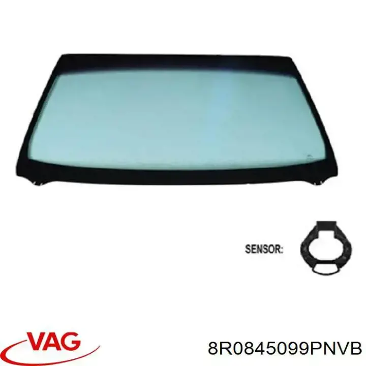 Szyba przednia VAG 8R0845099PNVB cena, od 383,43 USD