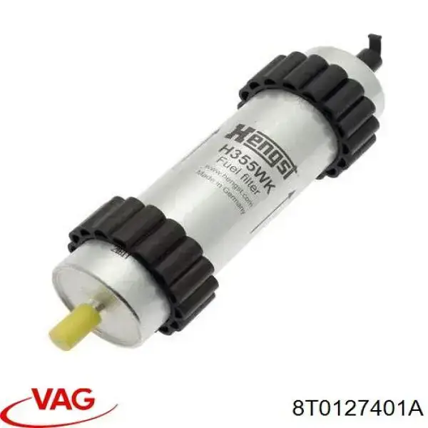 Do koszyka 8T0127401A VAG Filtr paliwa