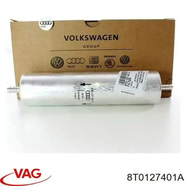 Do koszyka 8T0127401A VAG Filtr paliwa