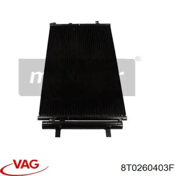 Chłodnica klimatyzacji VAG 8T0260403F cena, od 109,98 USD