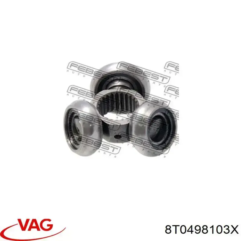 Przegub homokinetyczny przedni wewnętrzny VAG 8T0498103X cena, od 59,76 USD