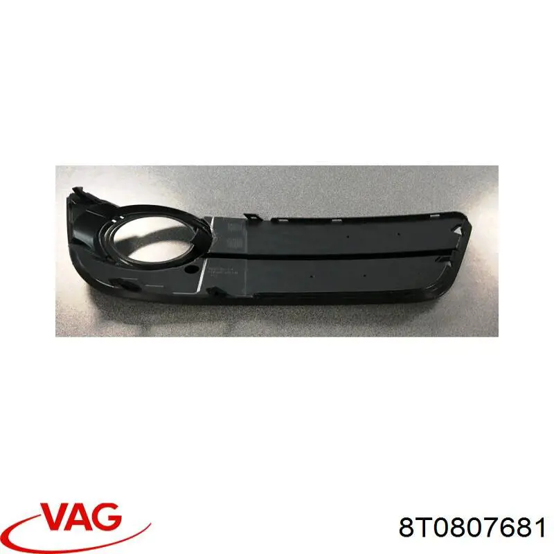 8T0807681 VAG Kratka zderzaka przedniego lewa