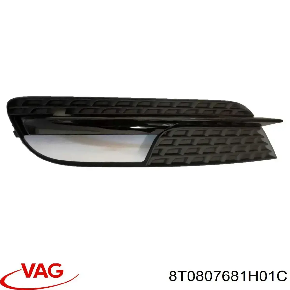 Zaślepka (kratki) lamp przeciwmgielnych zderzaka przedniego lewa VAG 8T0807681H01C cena, od 33,71 USD