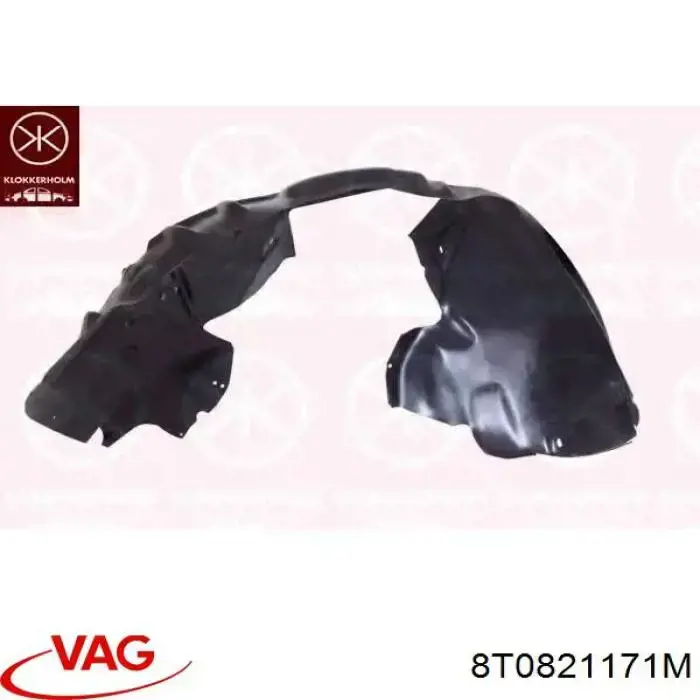 Nadkole błotnika przedniego lewe VAG 8T0821171M cena, od 38,14 USD