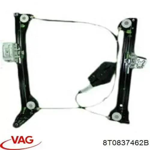 8T0837462B VAG Mechanizm podnoszenia szyby drzwi przednich prawych