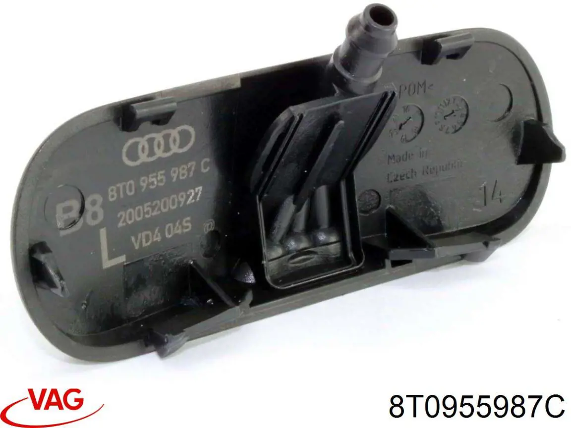 8T0955987C VAG Dysza spryskiwacza szyby przedniej